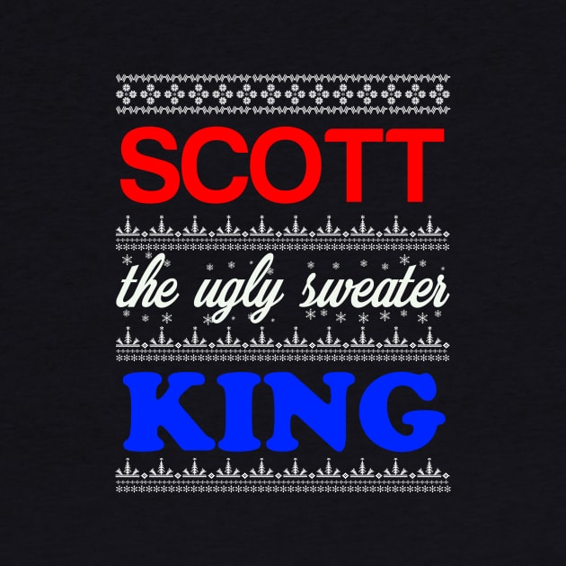 SCOTT the Ugly Sweater King> Happy Holidays by CoolApparelShop